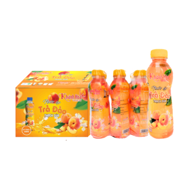 Nước ép trà đào thạch dừa
