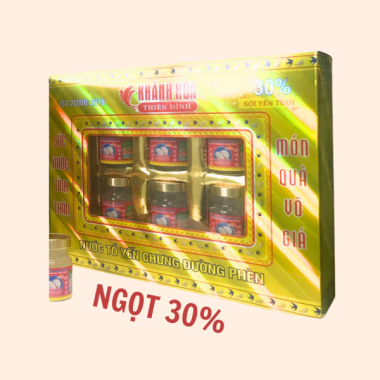 Nước tổ yến chưng đường phèn - Hộp không vải