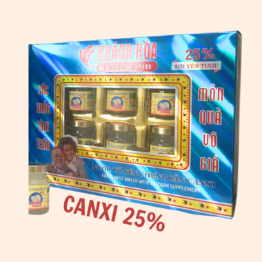 Nước tổ yến chưng sẵn canxi - Hộp không vải