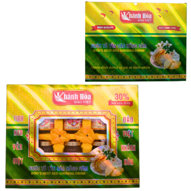 Nước tổ yến sào hồng sâm hộp bóng