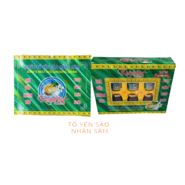 Nước tổ yến sào nhân sâm Vinest