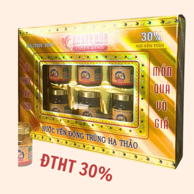 Nước yến đông trùng hạ thảo - Hộp không vải