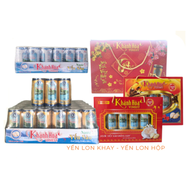Nước yến lon khay - lon Vinest