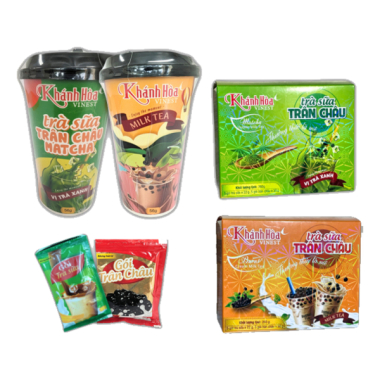 Trà sữa trân châu matcha, trân châu thường